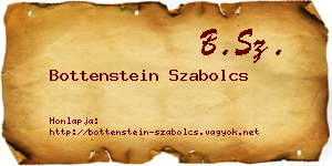 Bottenstein Szabolcs névjegykártya